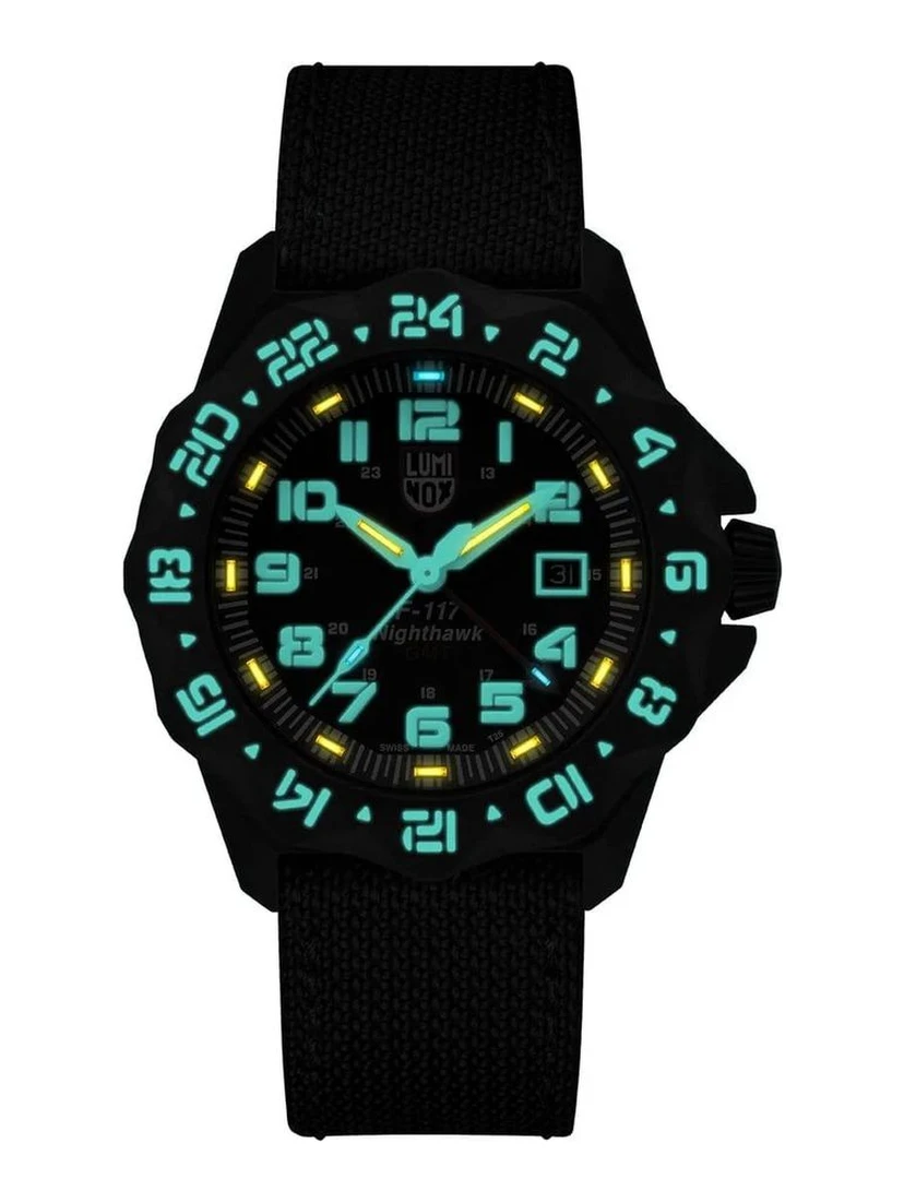 Black Fabric Sport Watch