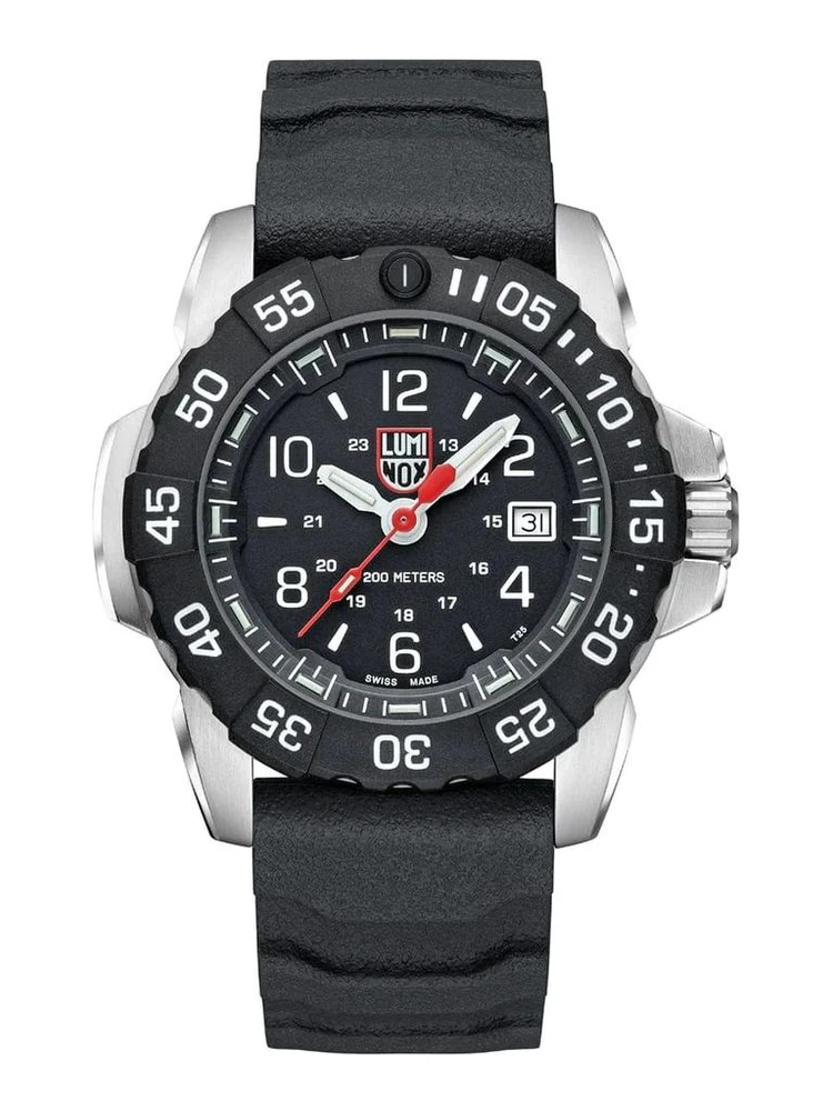 Black Rubber Sport Watch