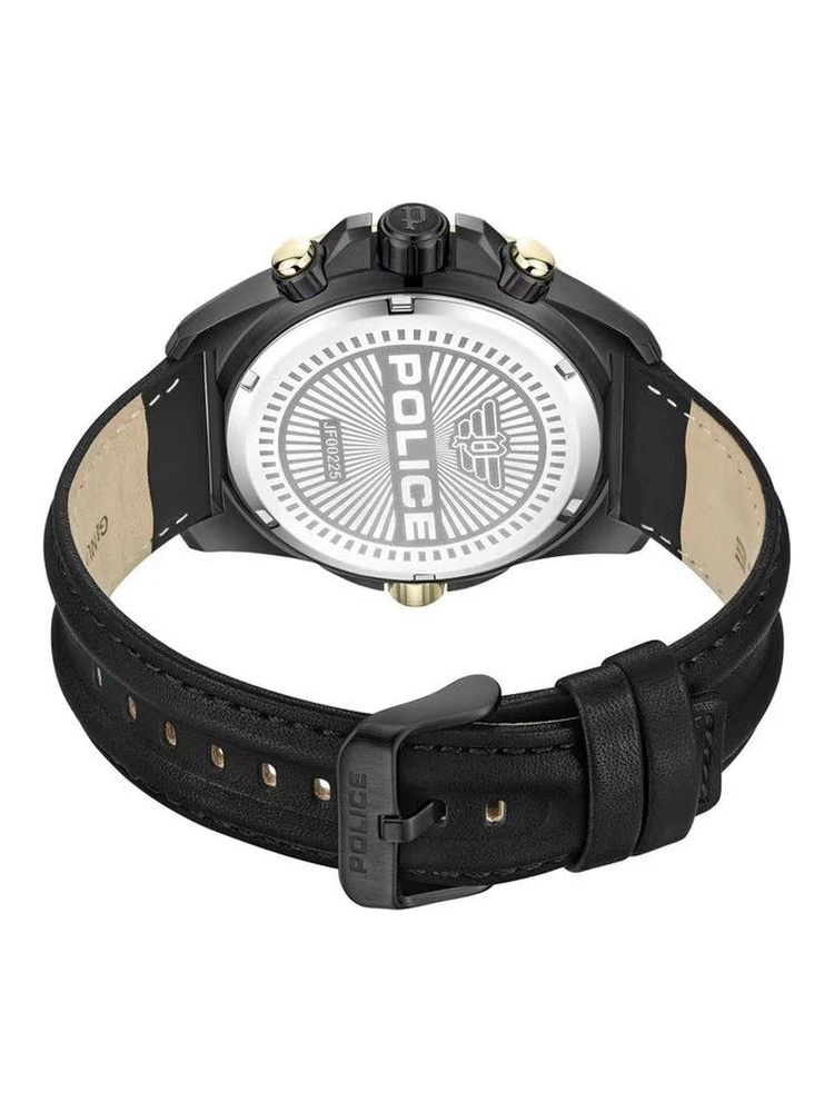 Black Artificial Leather Sport Watch alternative