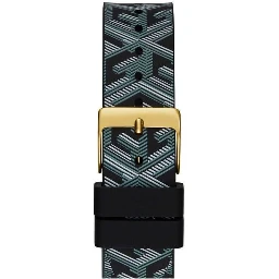 Black Leather Dress Watch