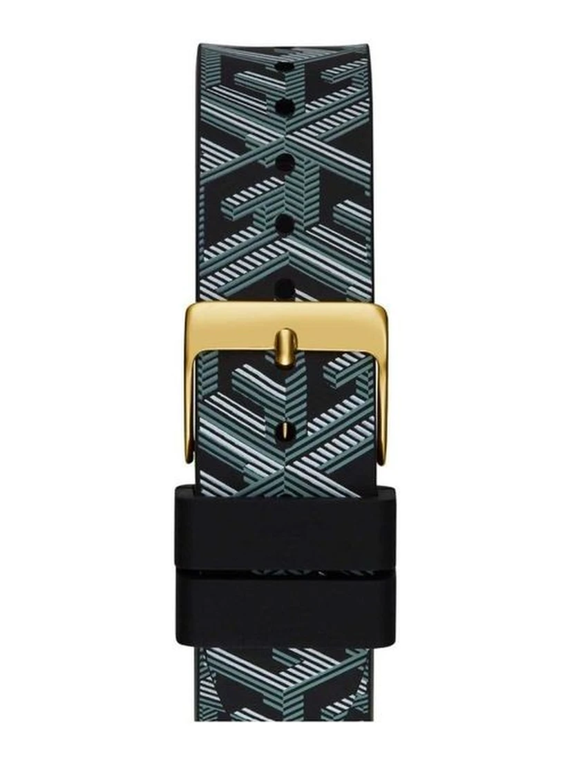 Black Leather Dress Watch