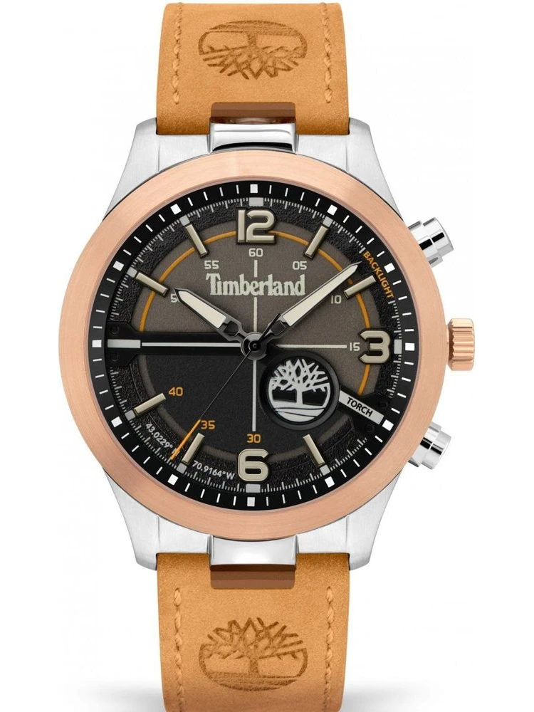 Brown Leather Dress Watch