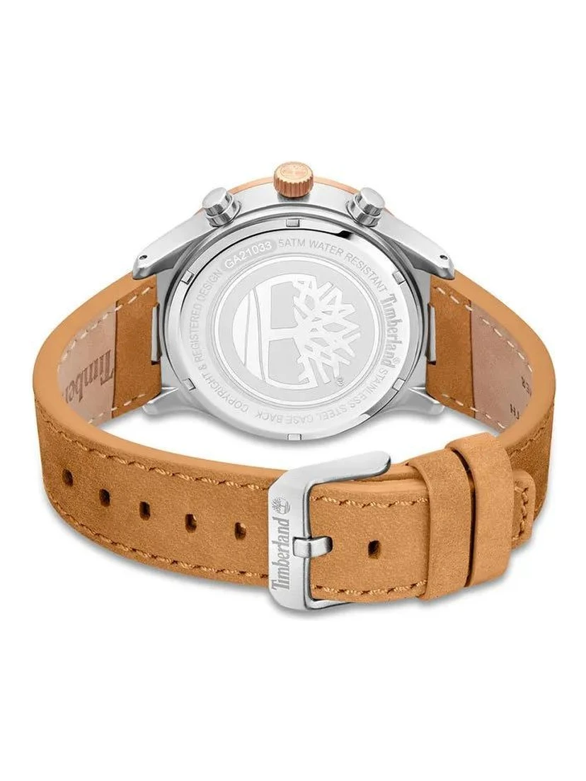 Brown Leather Dress Watch