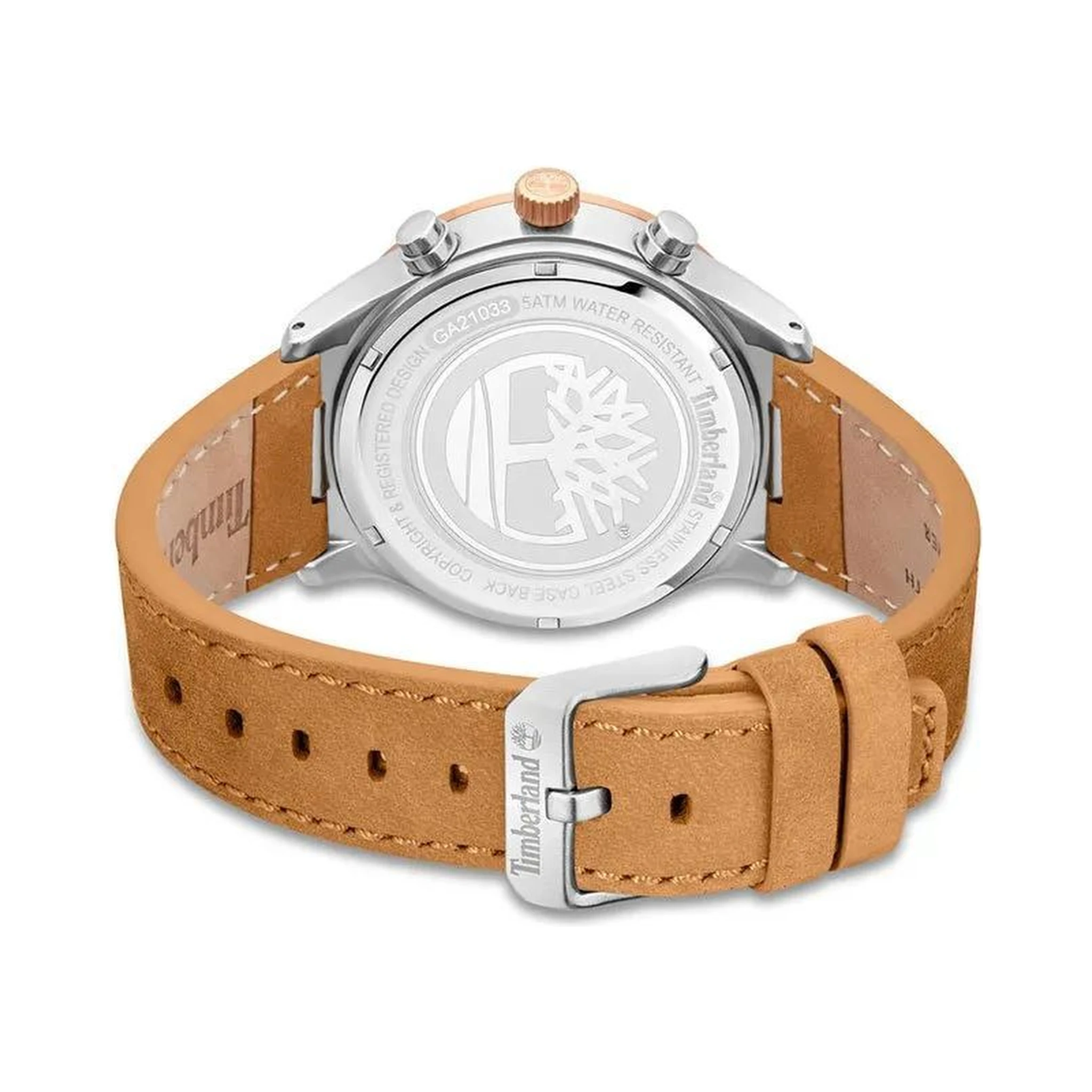 Brown Leather Dress Watch