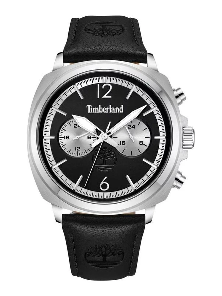 Orange Leather Dress Watch