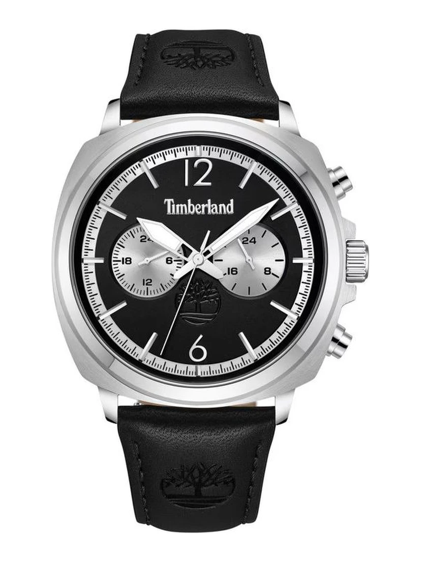 Orange Leather Dress Watch