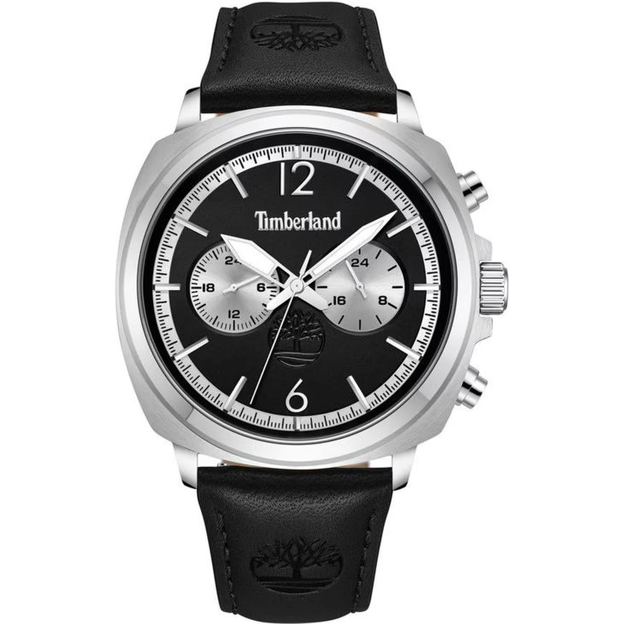 Orange Leather Dress Watch