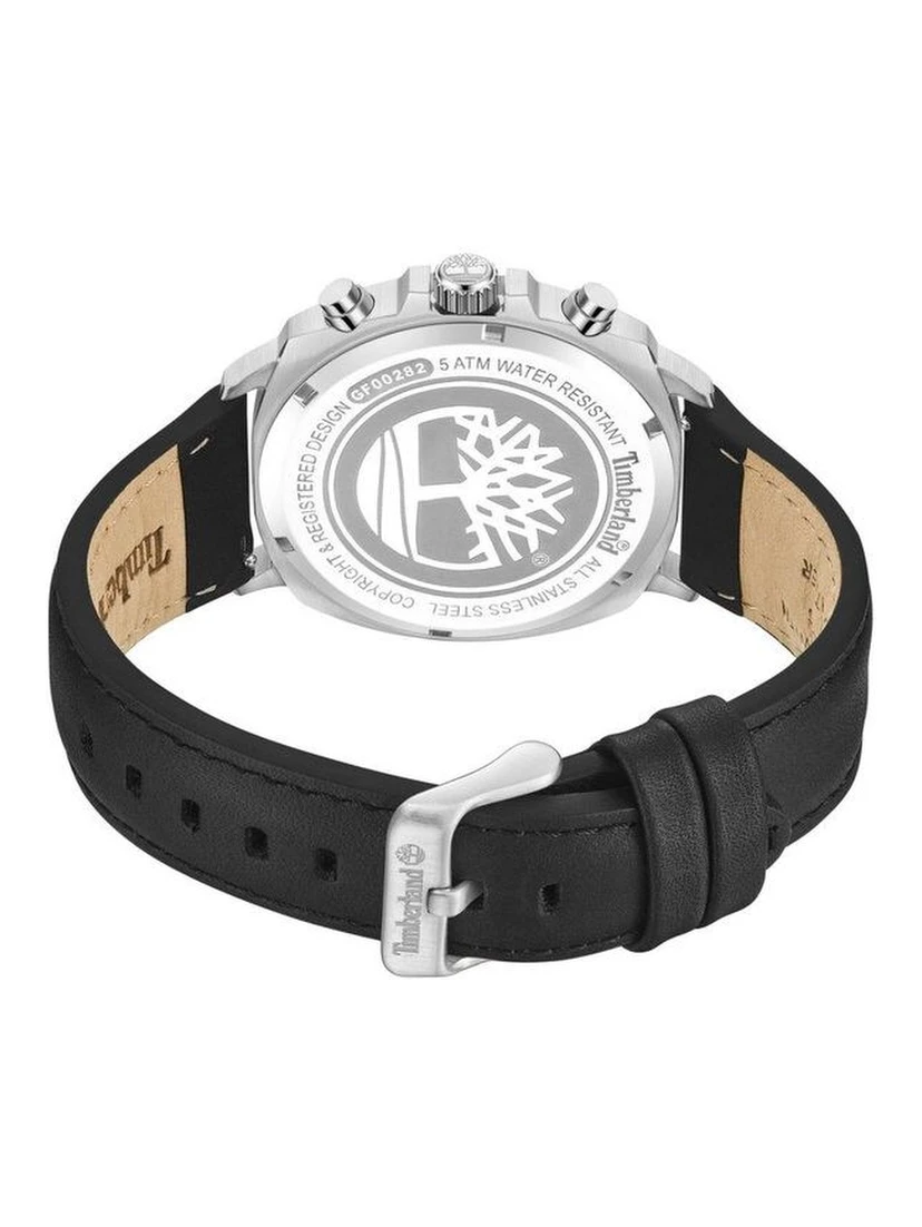 Orange Leather Dress Watch