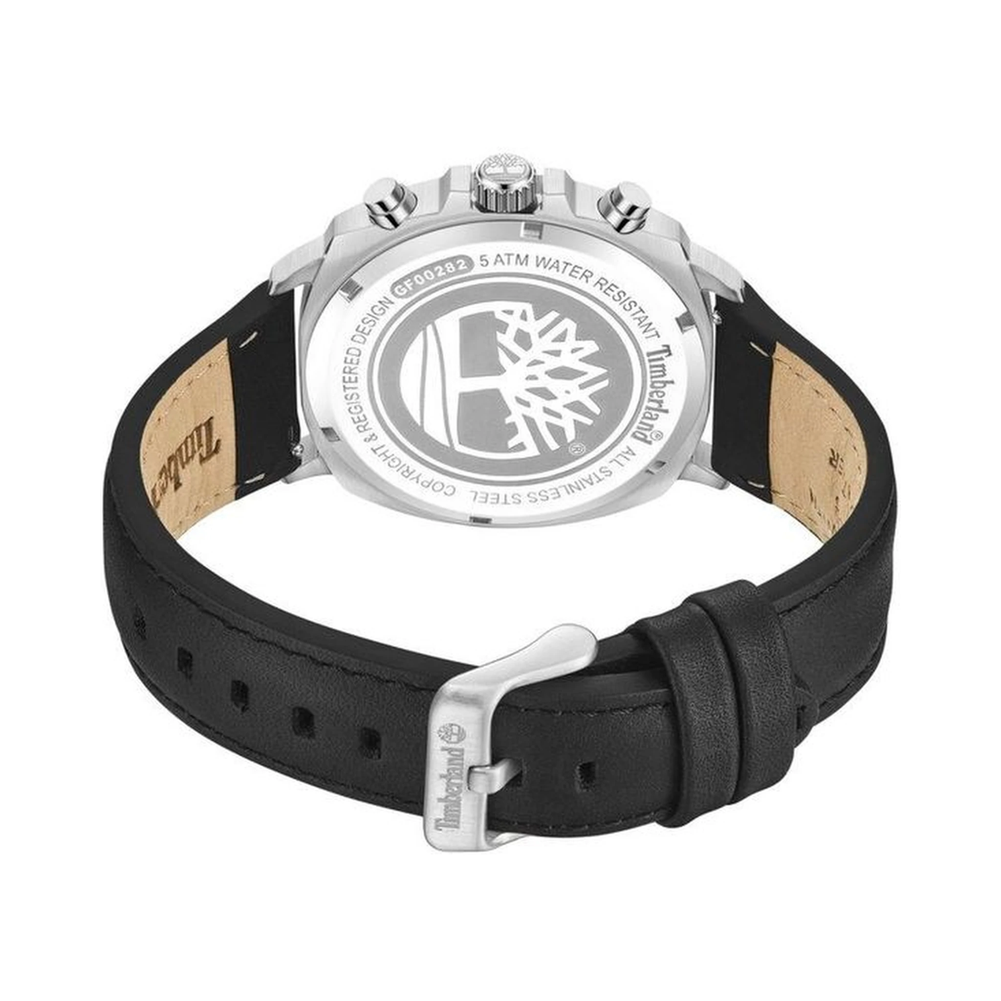 Orange Leather Dress Watch