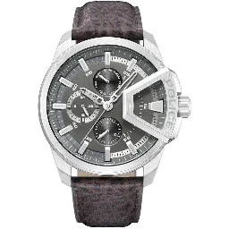 Brown Leather Dress Watch