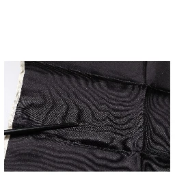 Black Crown Logo Square Handkerchief Scarf