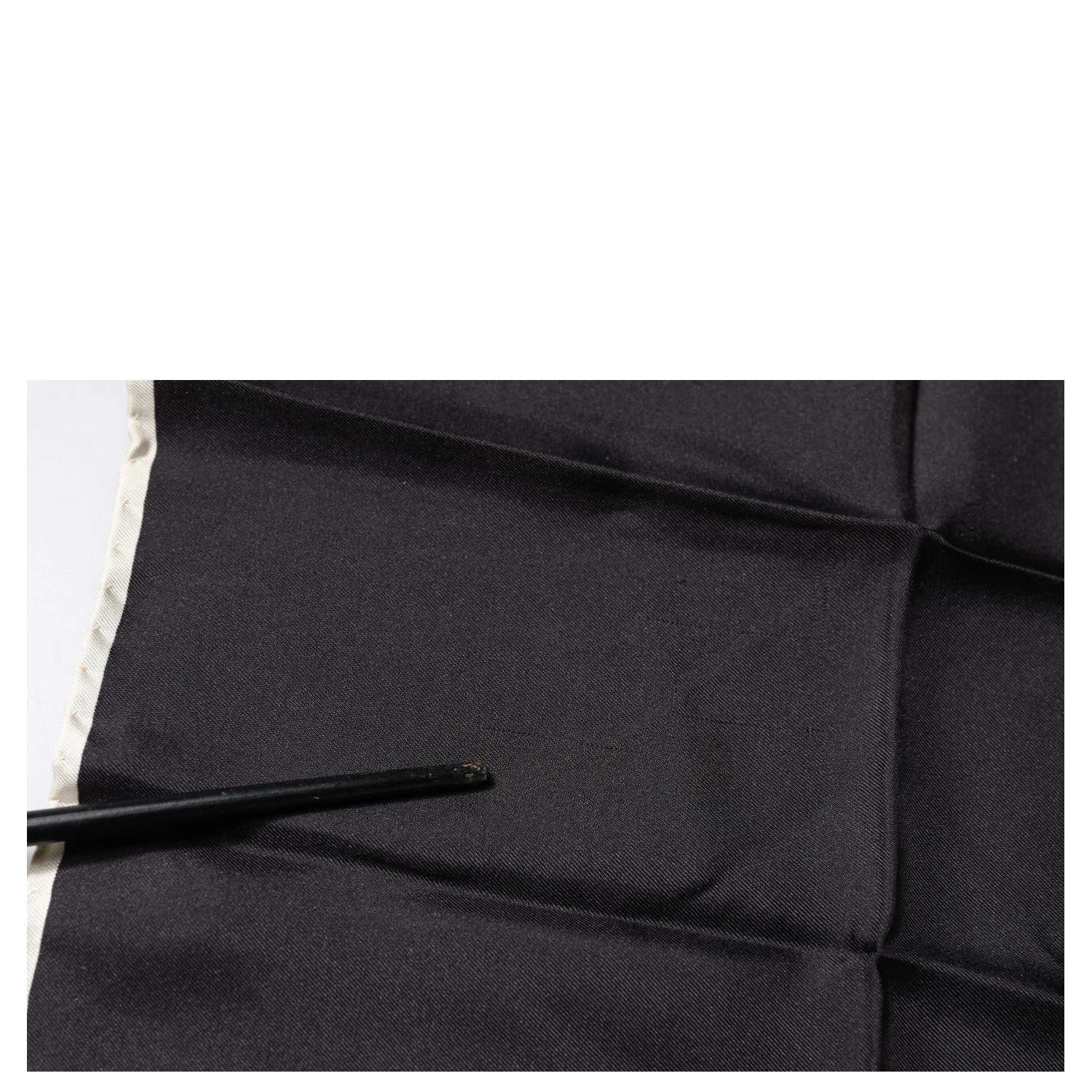 Black Crown Logo Square Handkerchief Scarf
