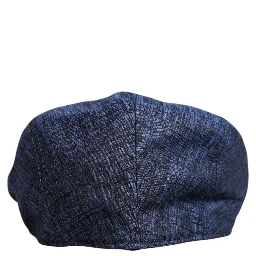 Blue Cotton Stretch Newsboy Hat