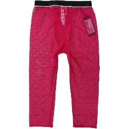 Fuchsia DG Logo Nylon Cropped Tights Underwear