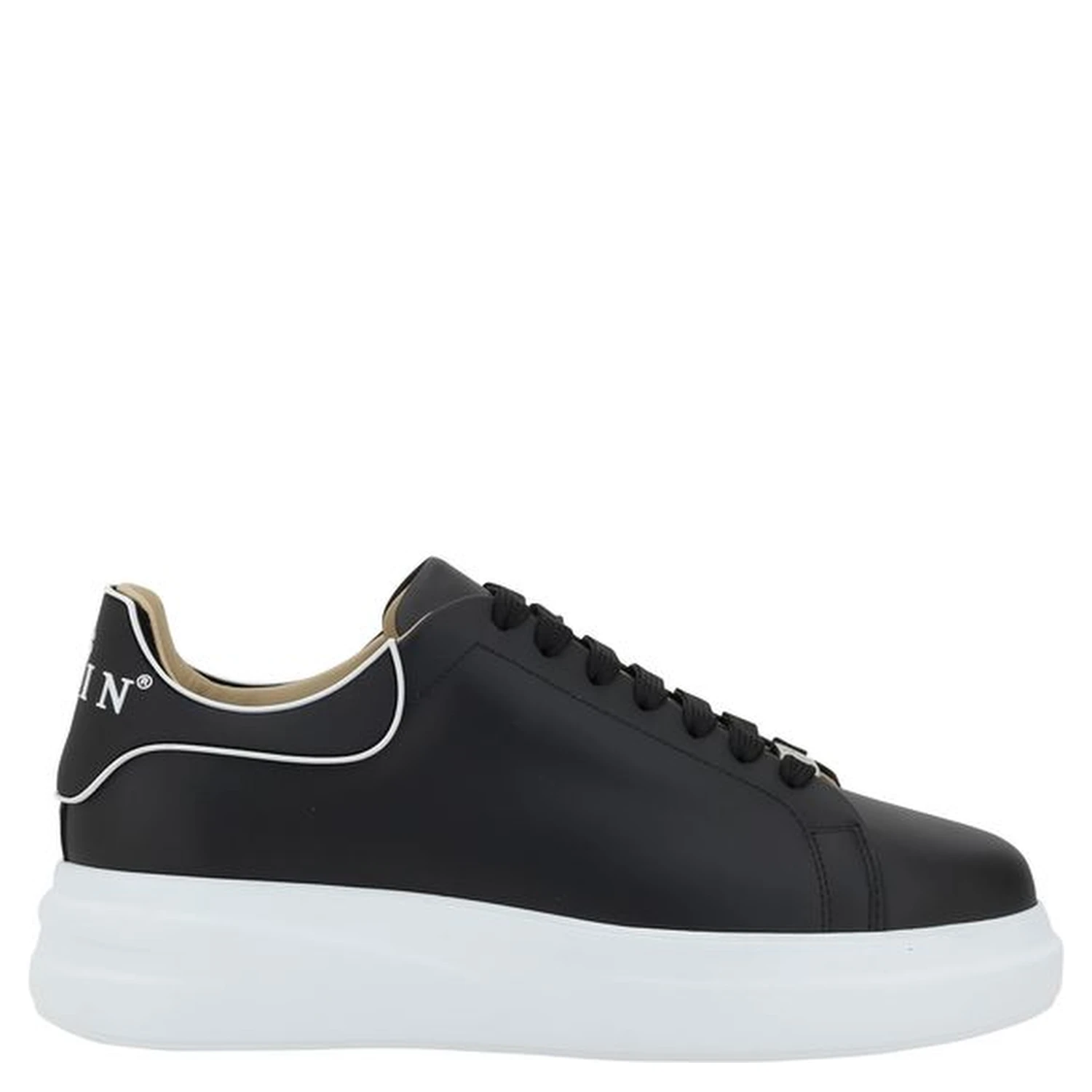 Black Rubber Low Top Sneakers