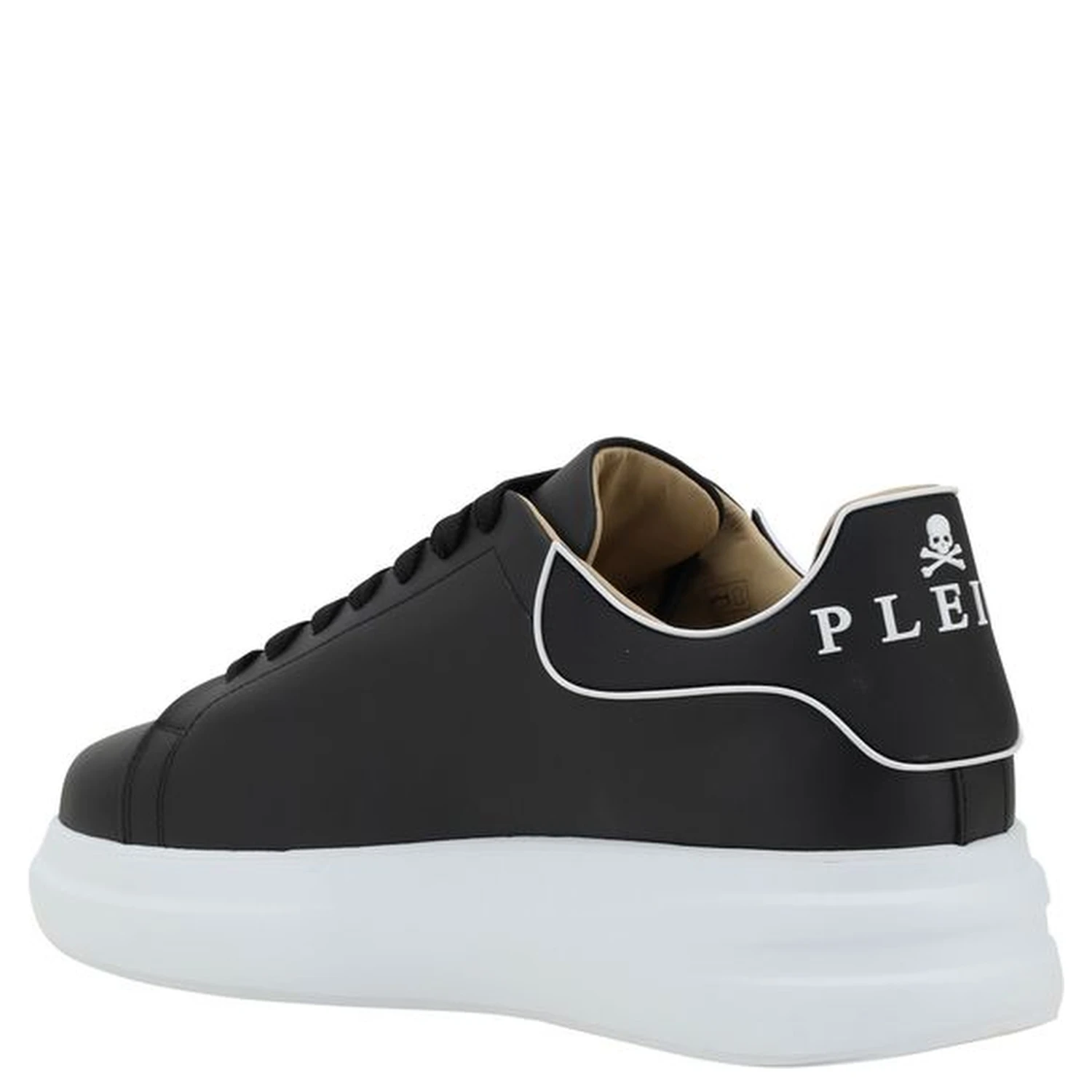 Black Rubber Low Top Sneakers
