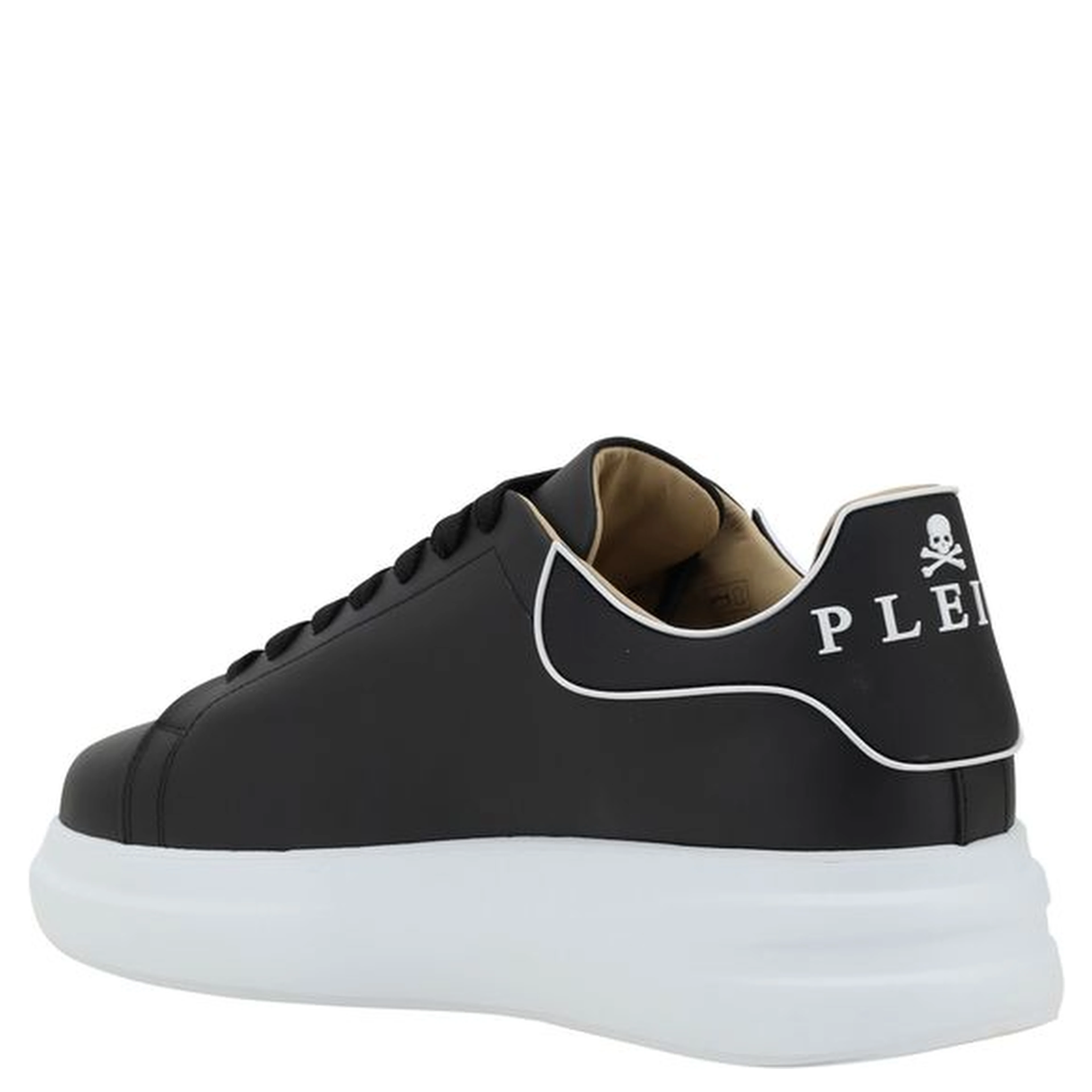 Black Rubber Low Top Sneakers