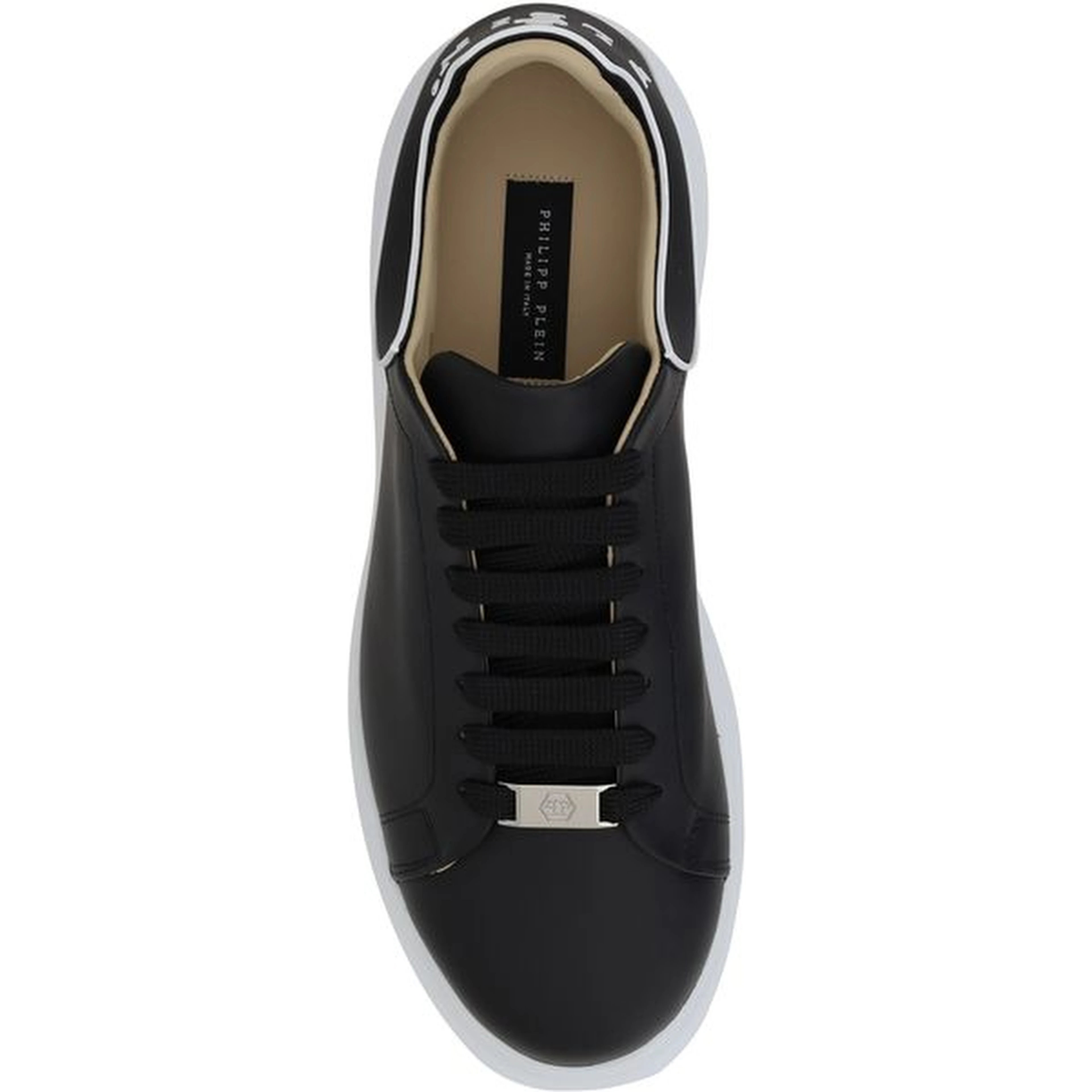 Black Rubber Low Top Sneakers