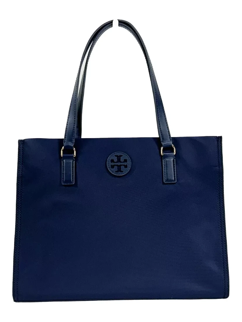 Navy Ella Small Nylon Tote Bag Purse 160633