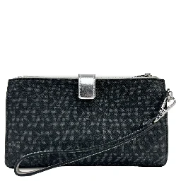 Jet Set Travel Double Zip Wristlet Wallet