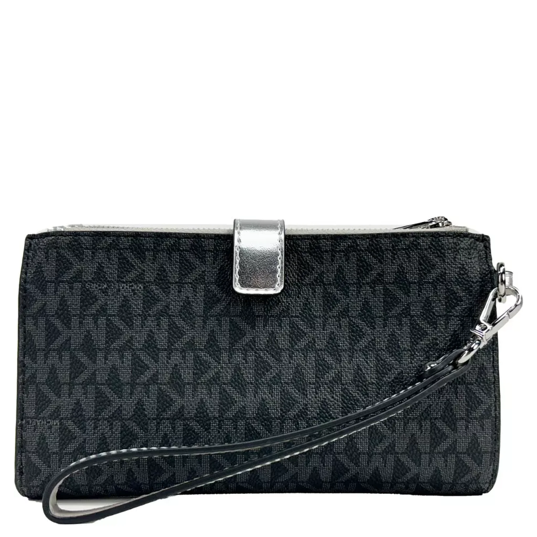 Jet Set Travel Double Zip Wristlet Wallet