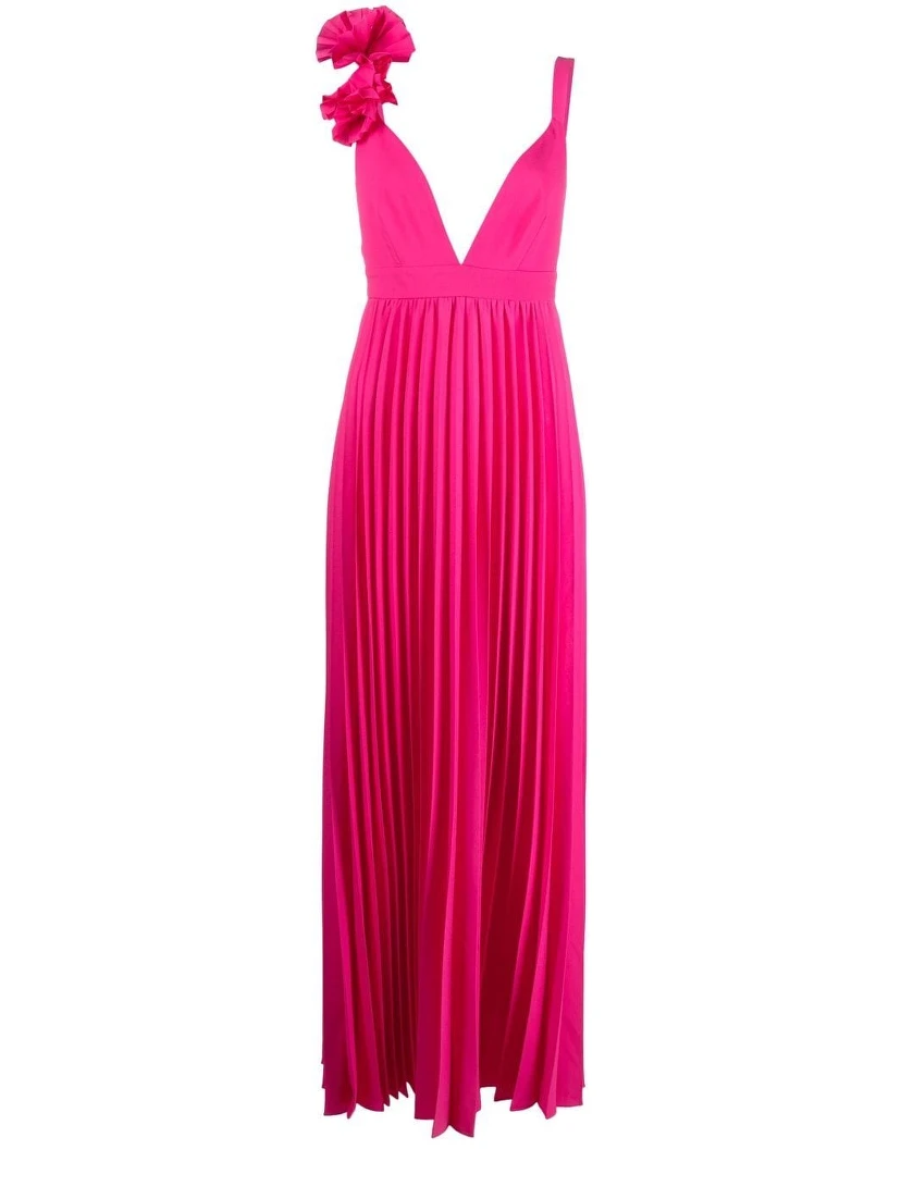 Palmer pleated maxi dre
