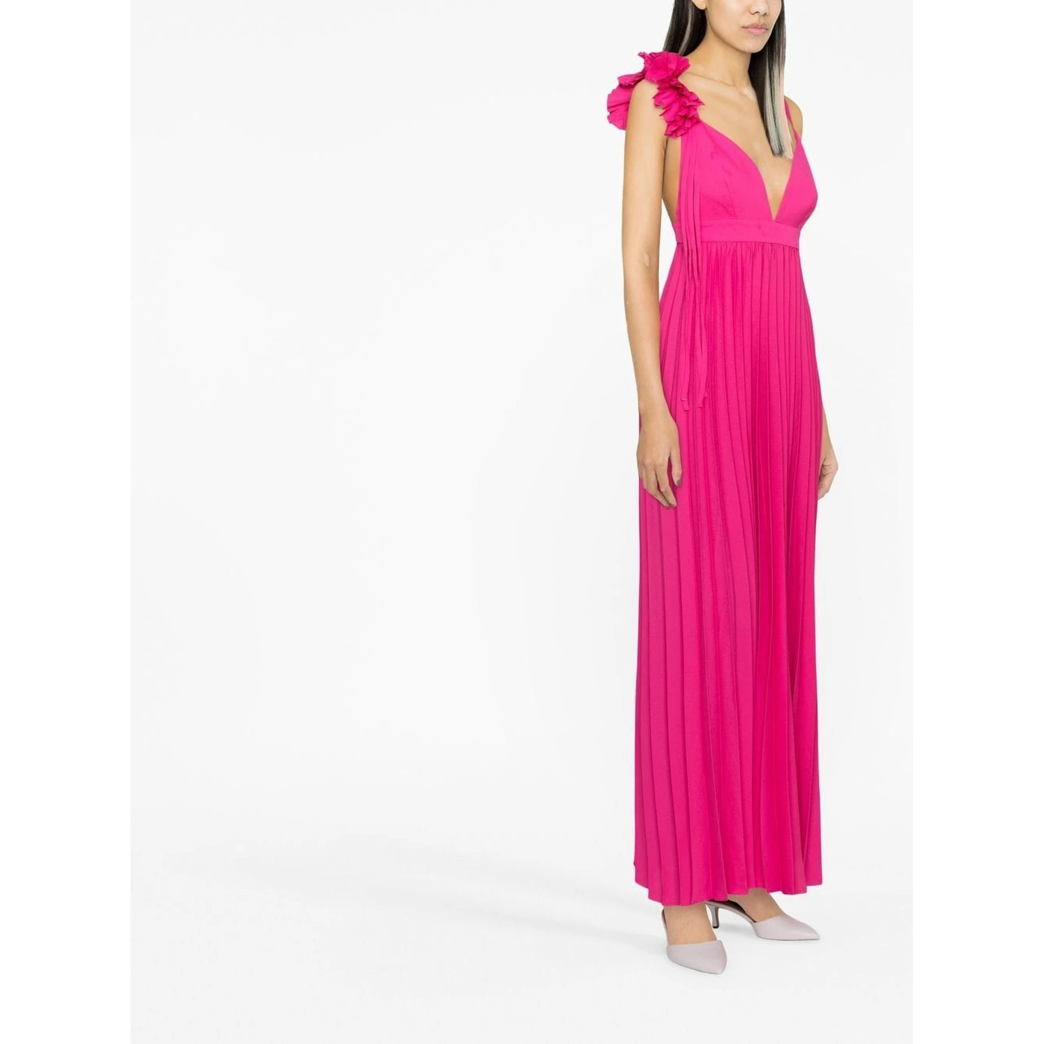 Palmer pleated maxi dre