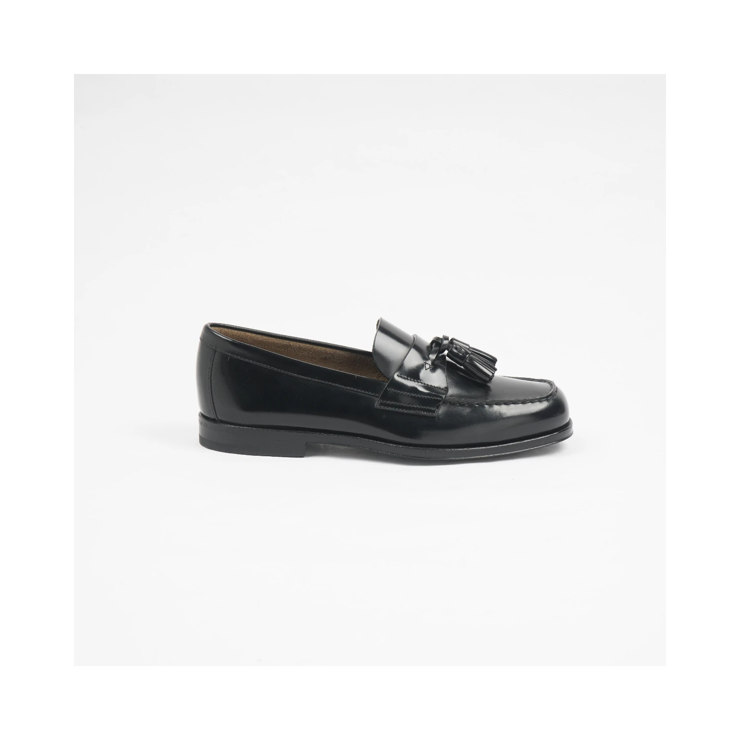 Tassel-detail leather loafers