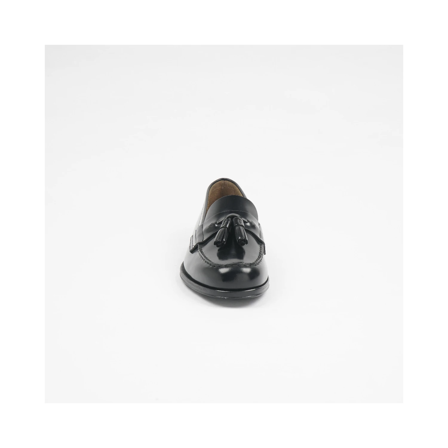 Tassel-detail leather loafers