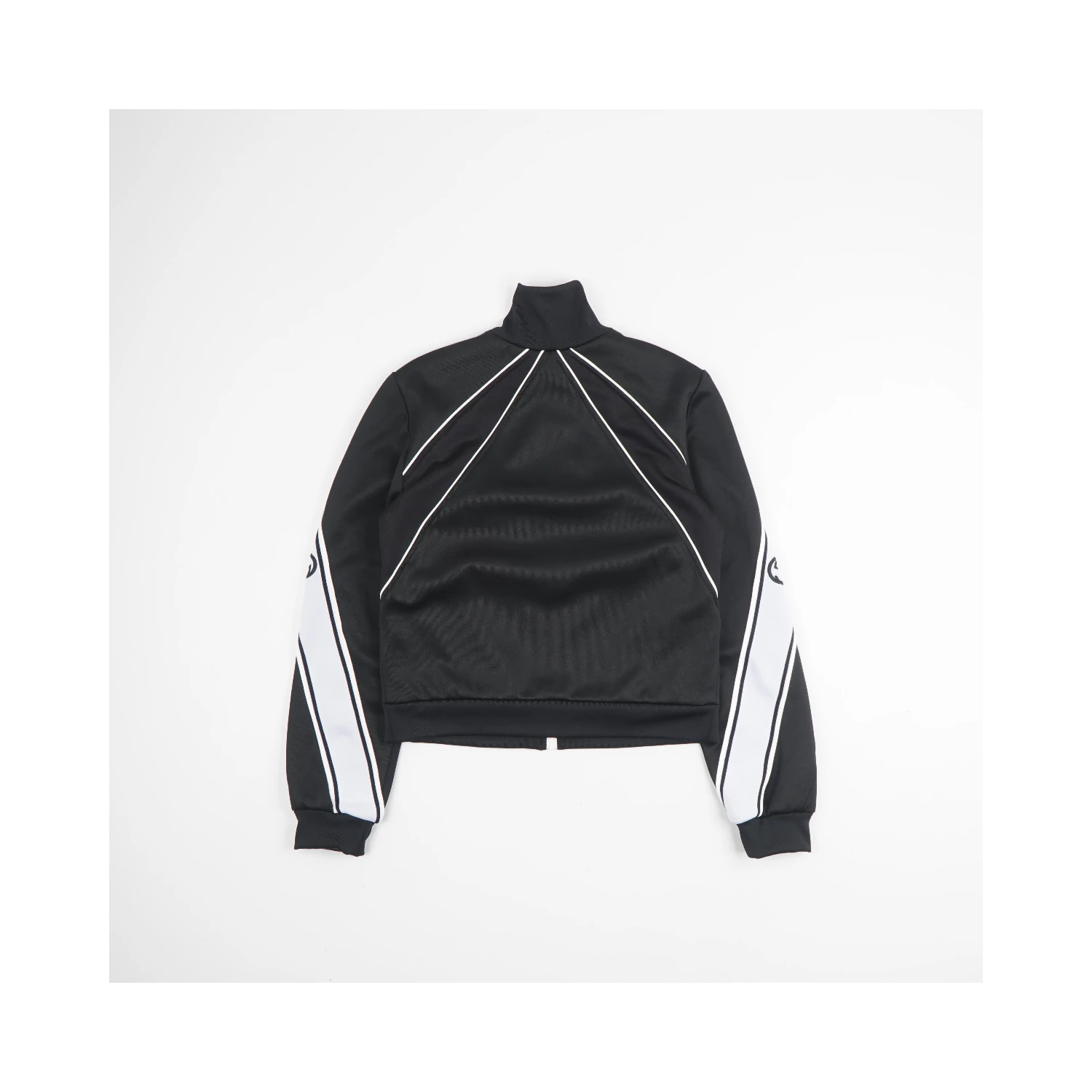 Interlocking G-embroidered Zip-up Sweatshirt In Black