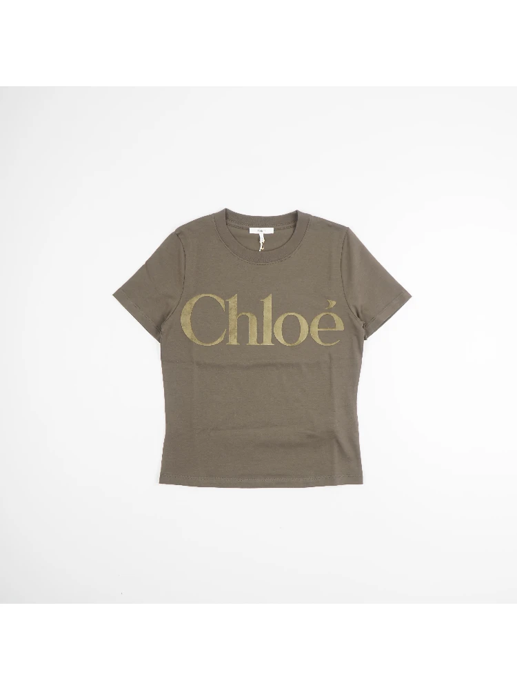 Chloè T-shirts and Polos Green