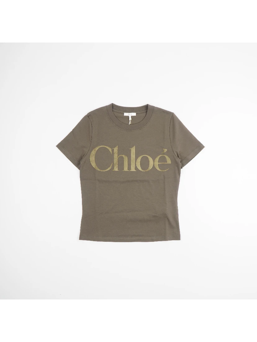Chloè T-shirts and Polos Green
