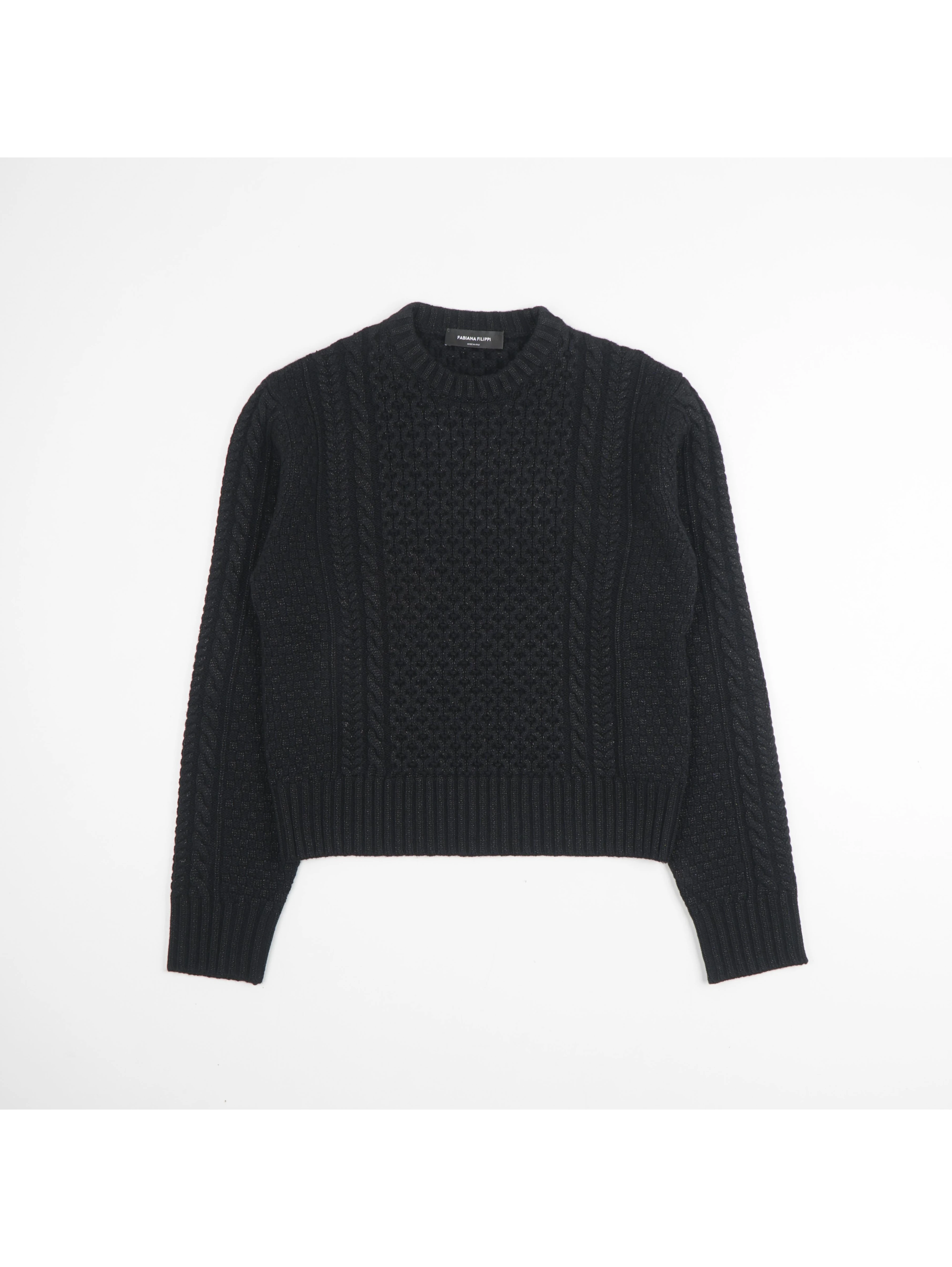Platinum Fisherman Jersey With Lurex