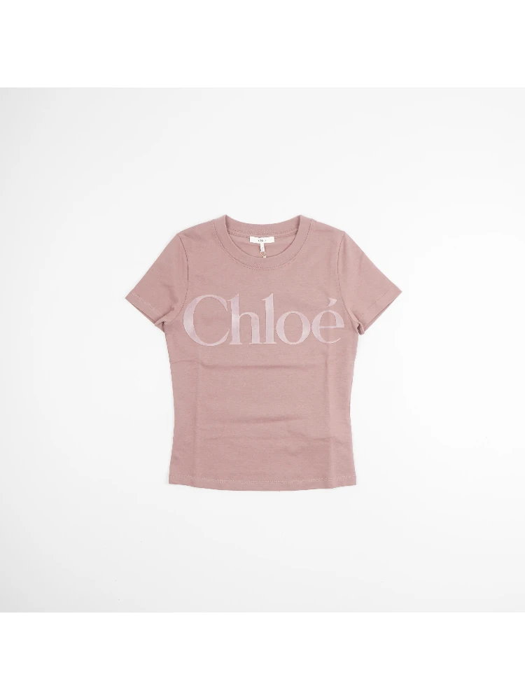 Chloè T-shirts and Polos Pink