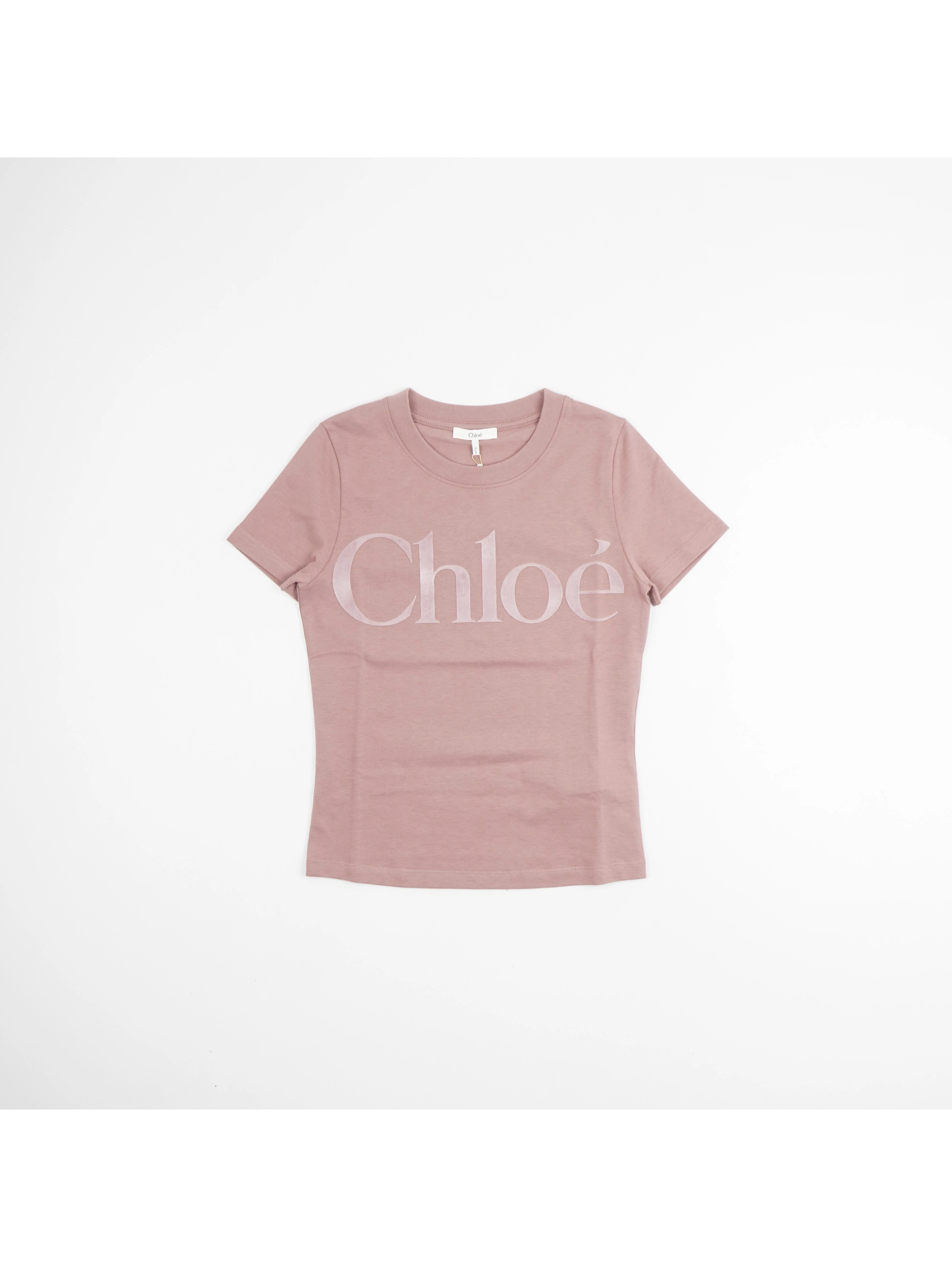 Chloè T-shirts and Polos Pink