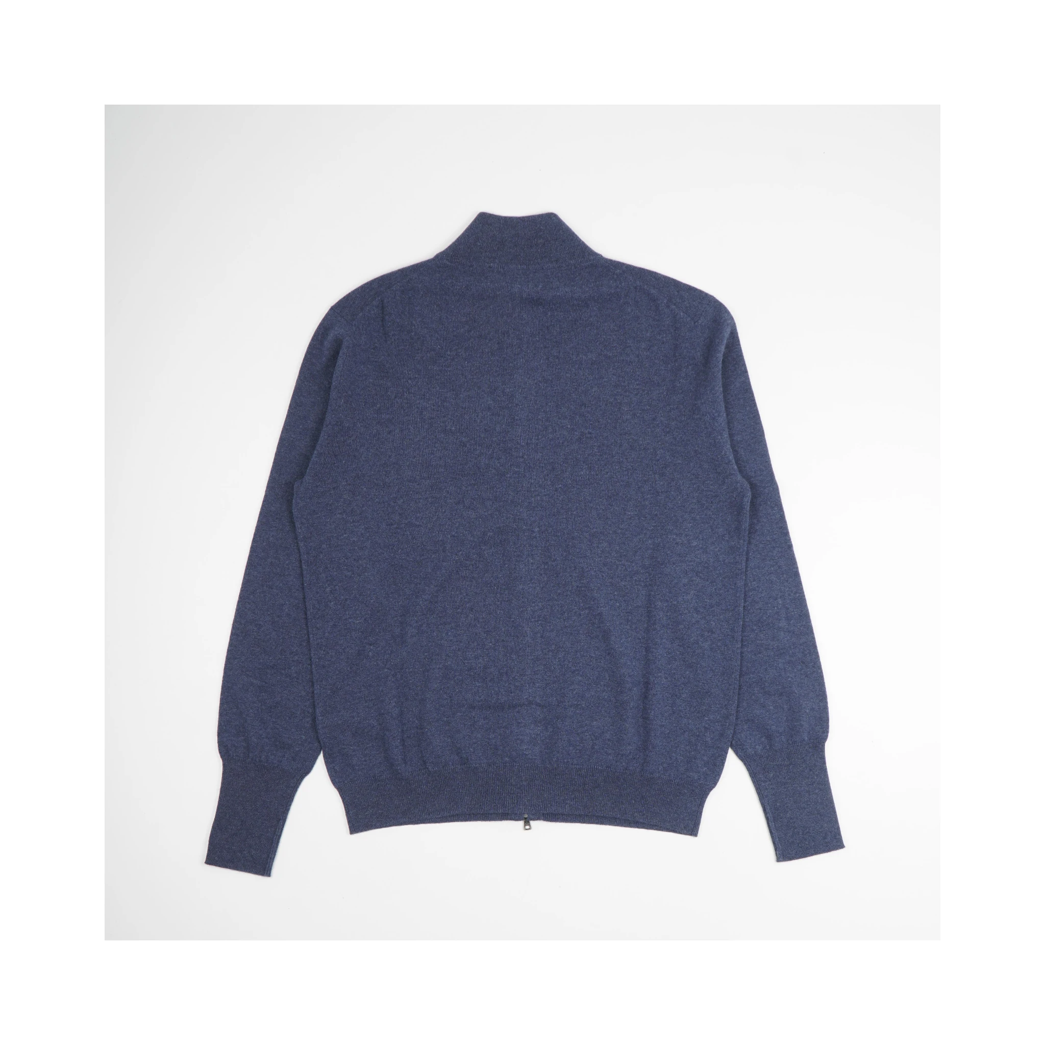 Full Zip Cardigan In Denim