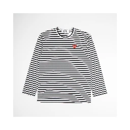 Comme Des Garçons Play Striped T-shirt
