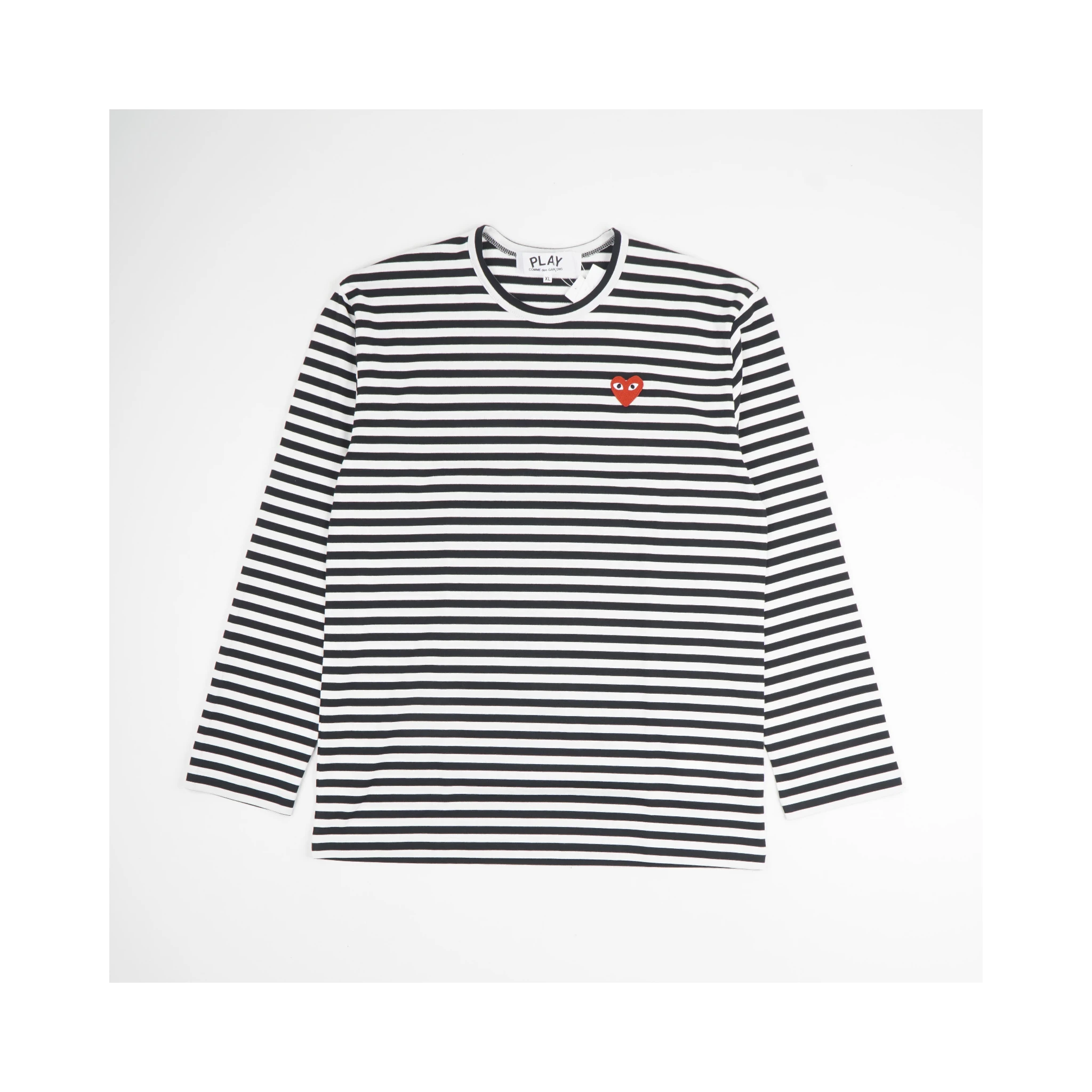 Comme Des Garçons Play Striped T-shirt