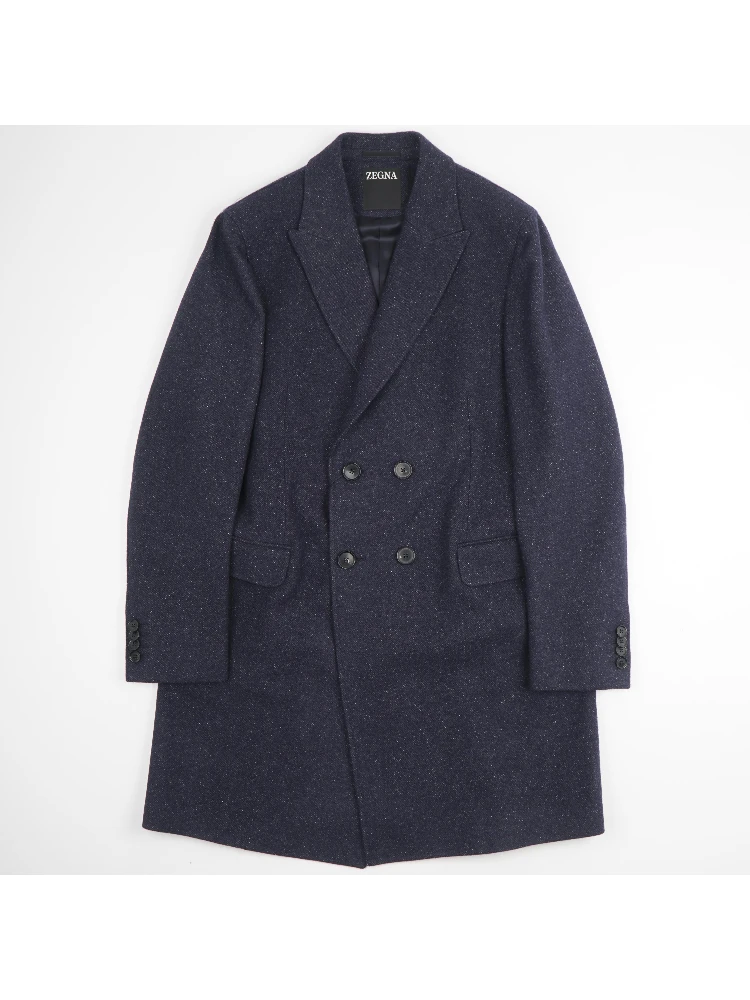 ZEGNA Coats Blue
