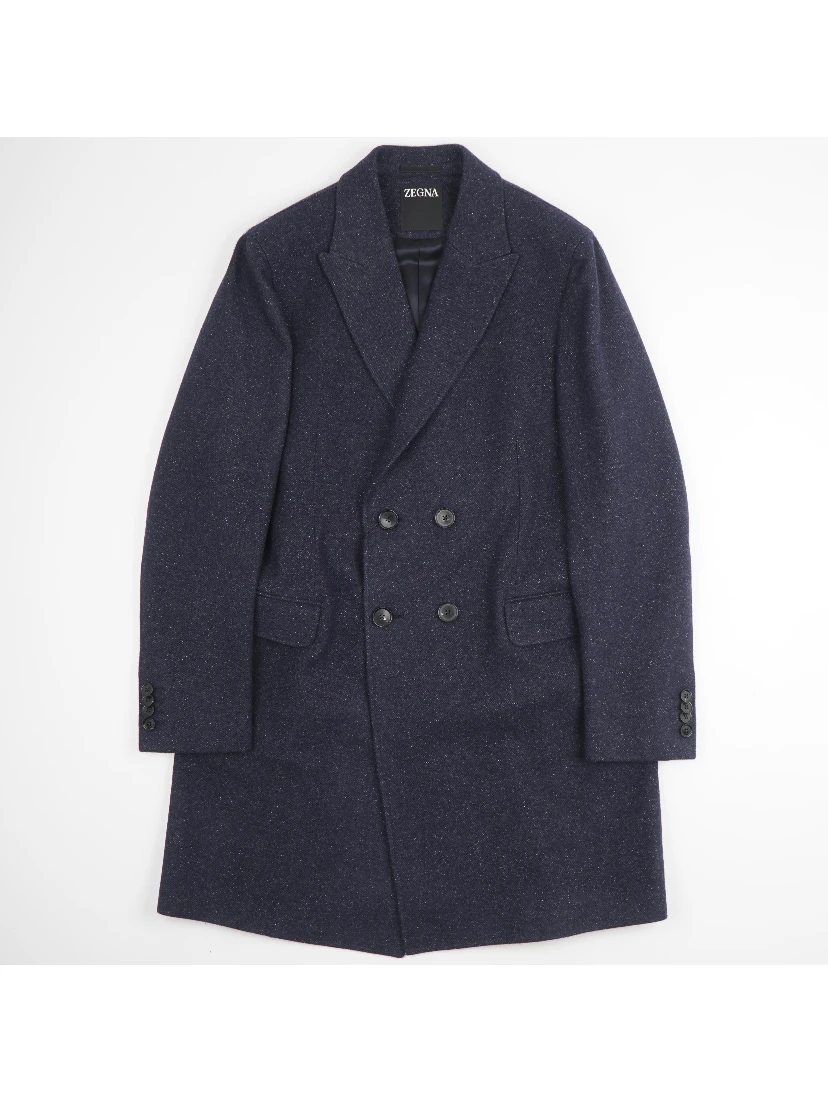 ZEGNA Coats Blue