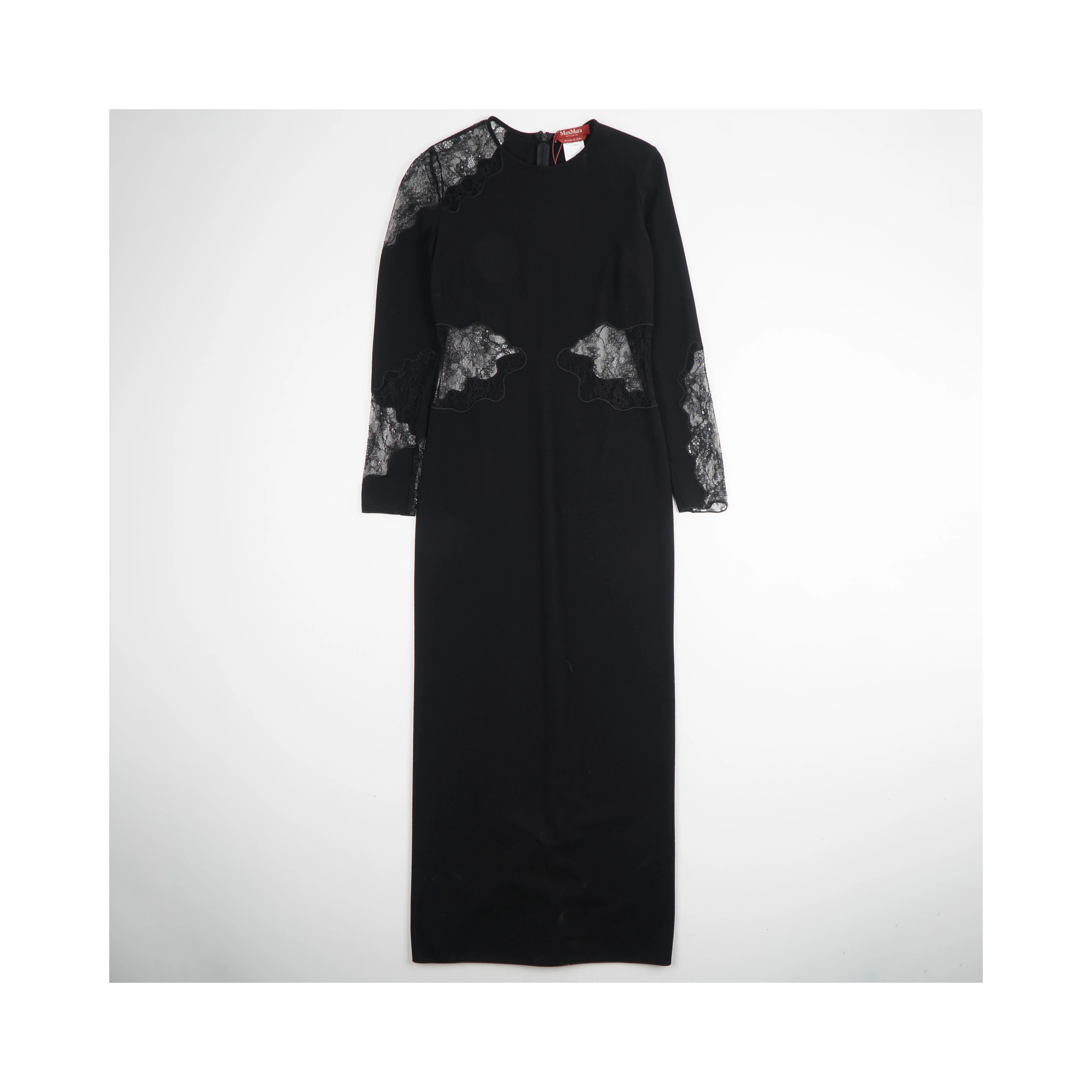 Black Stretch Wool Blend Dre