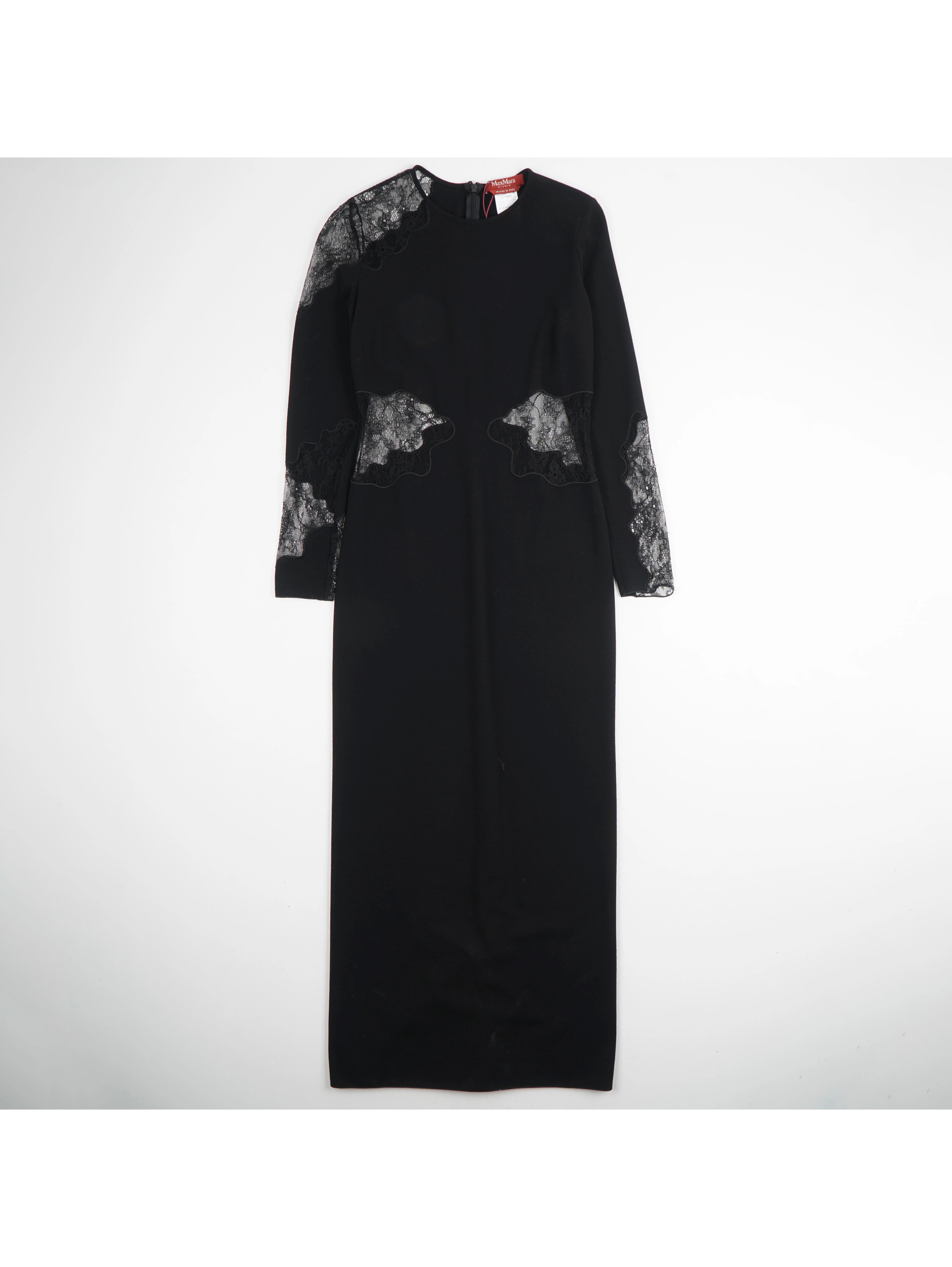 Black Stretch Wool Blend Dre