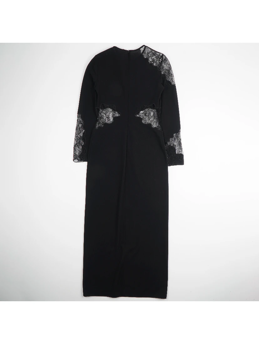 Black Stretch Wool Blend Dre