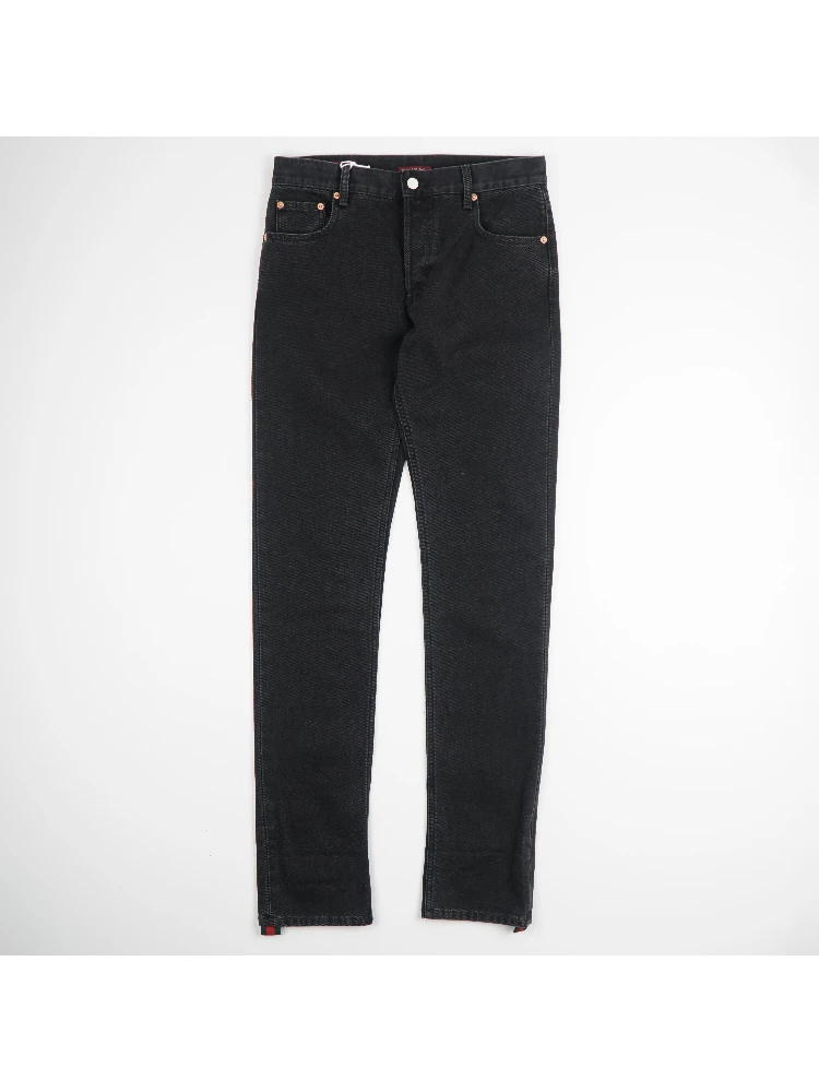 Cropped slim denim pant