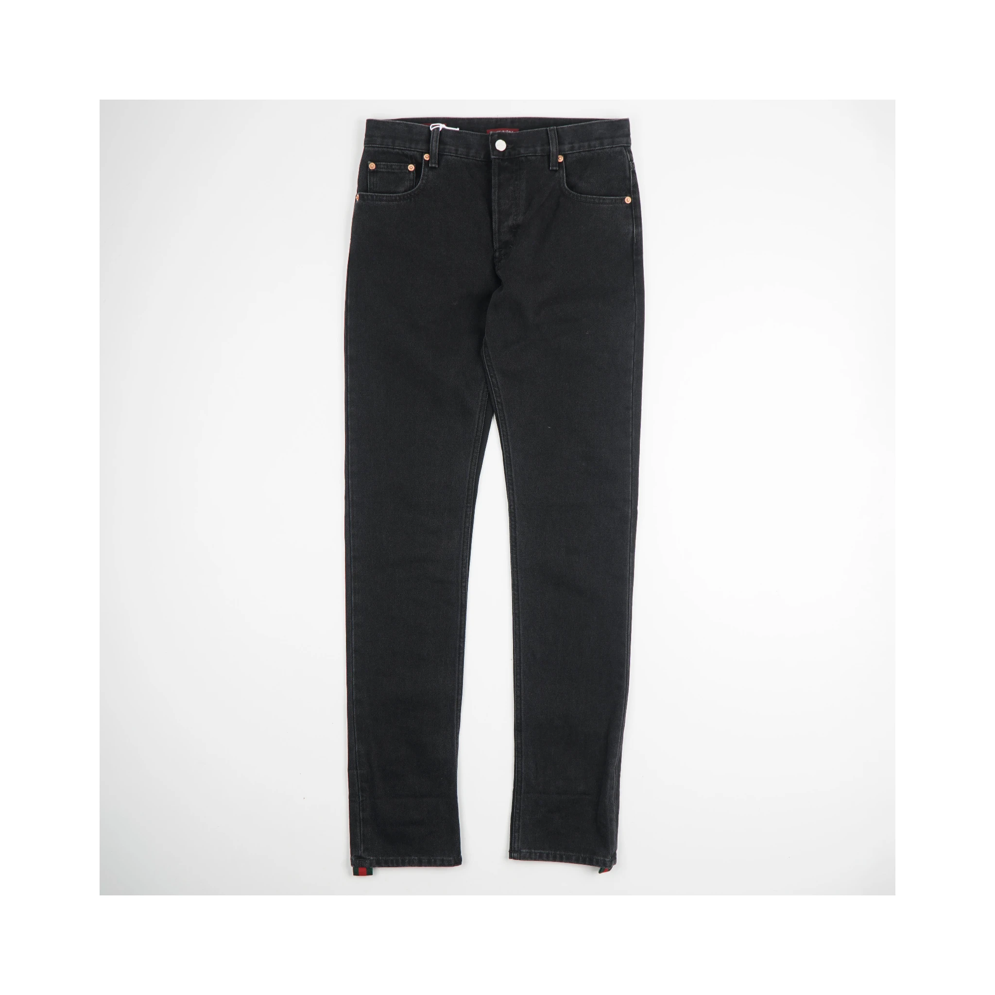 Cropped slim denim pant