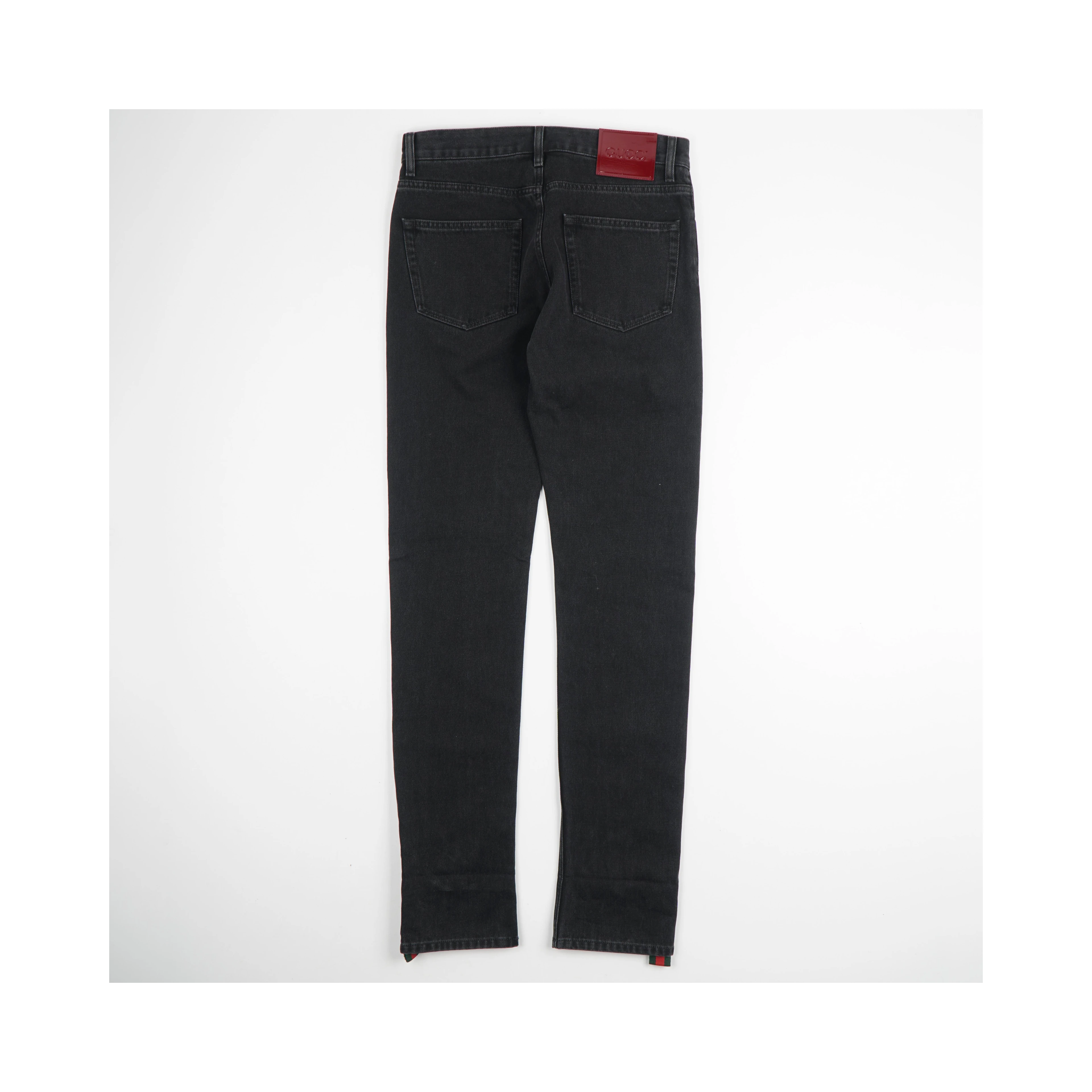 Cropped slim denim pant