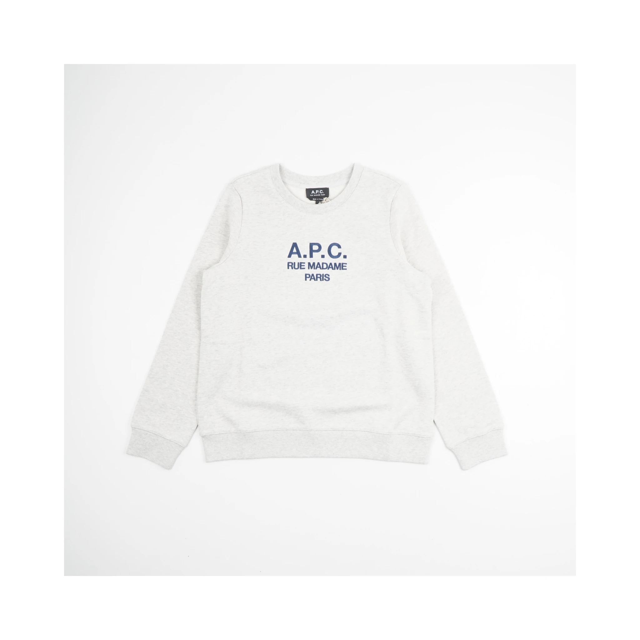 embroidered logo sweatshirt