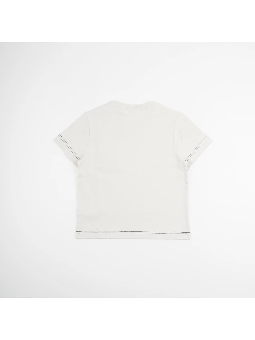 Short-sleeve t-shirt with a cursive logo