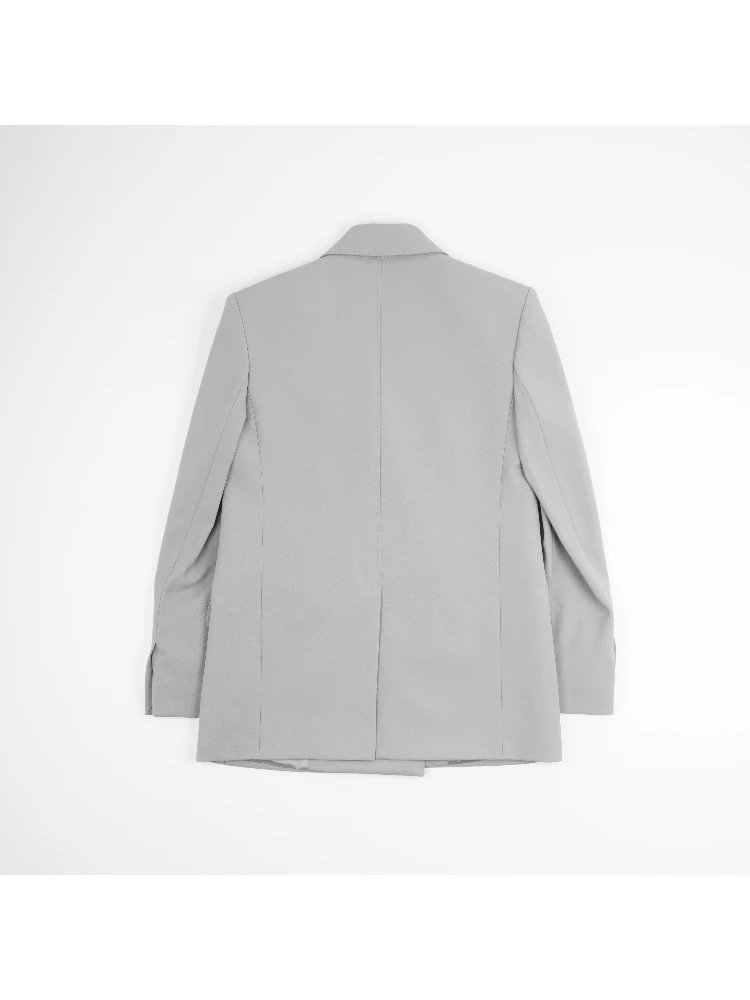Edicola Blazer In Wool Crepe Satin alternative