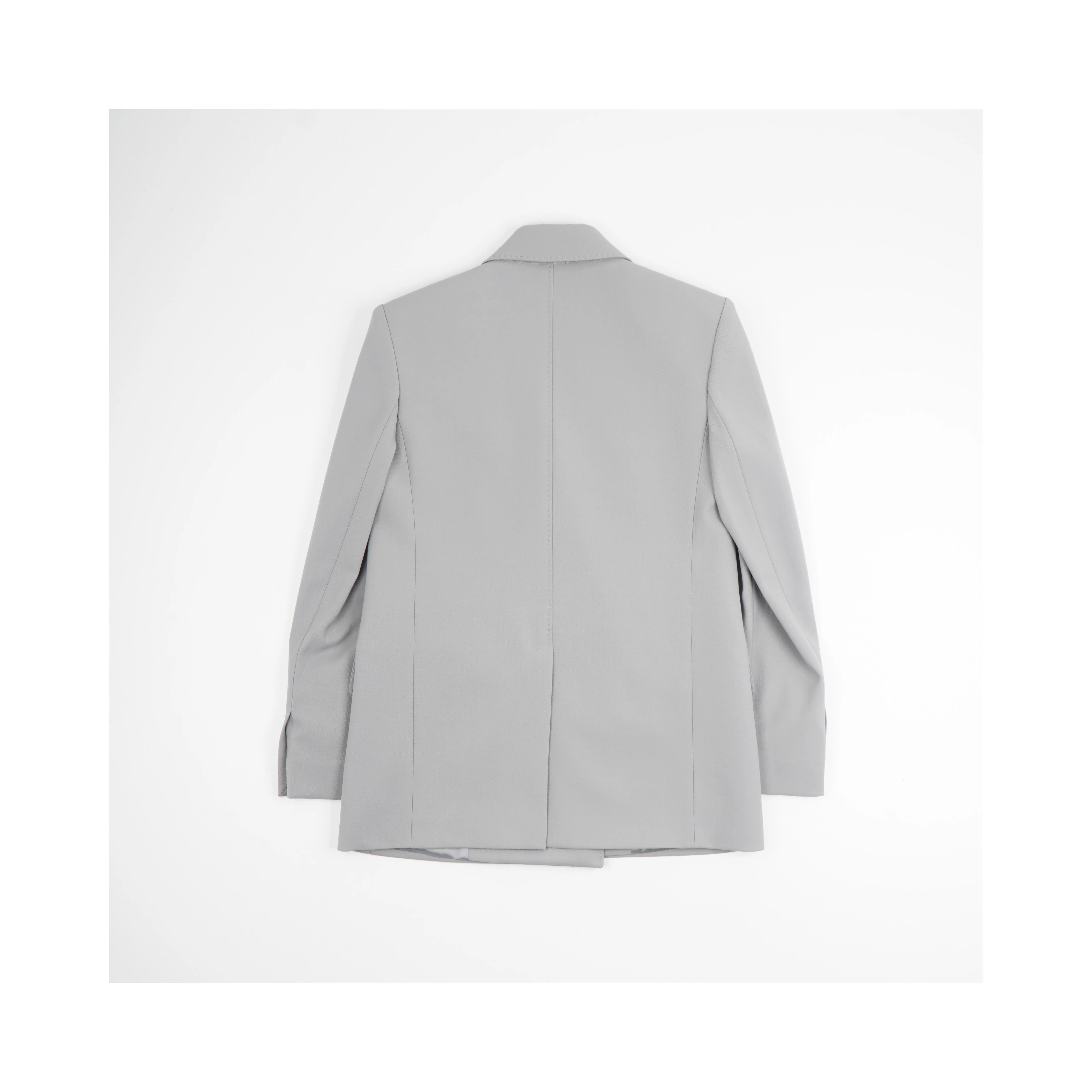 Edicola Blazer In Wool Crepe Satin